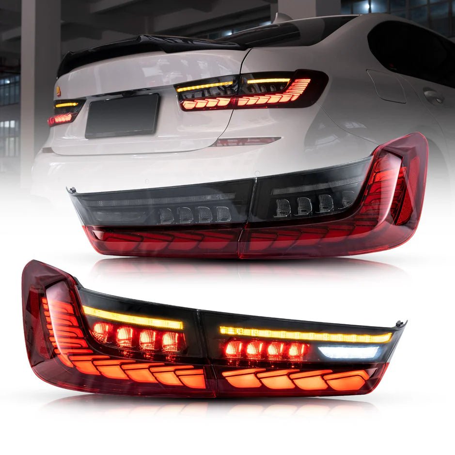 BMW 3 Series G20 M3 G80 W/Sequential Amber Turn Signal LED Taillights 2020 - 2024